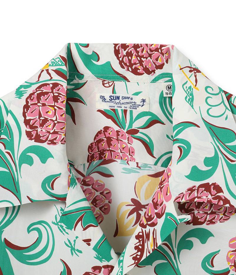 SS39022 / SUNSURF RAYON HAWAIIAN SHIRT “ISLAND FEELING”