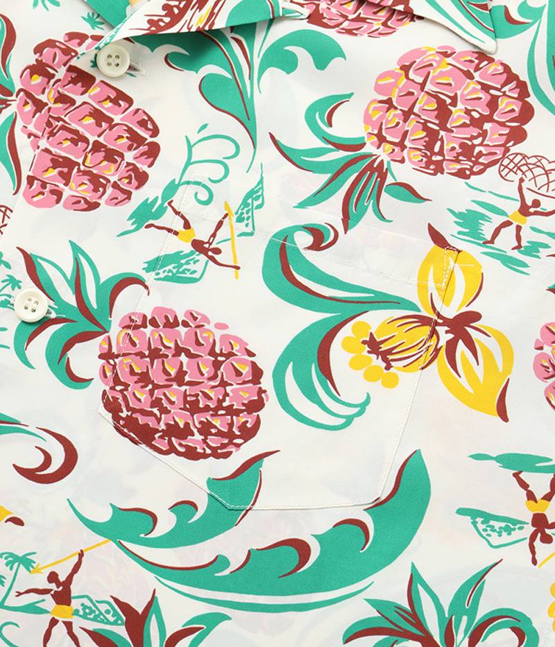 SS39022 / SUNSURF RAYON HAWAIIAN SHIRT “ISLAND FEELING”