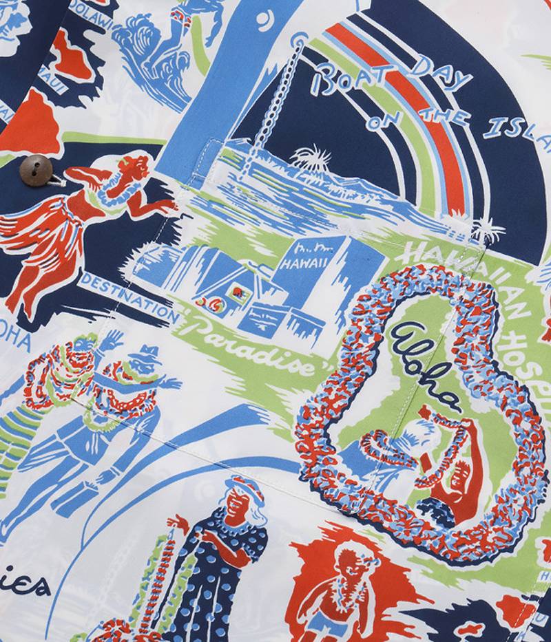 SS39061 / SUN SURF SPECIAL EDITION HAWAIIAN SHIRT “HAWAIIAN HOSPITALITY”