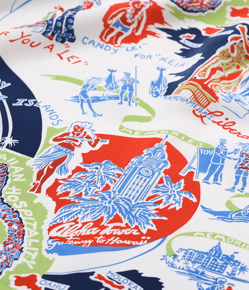 SS39061 / SUN SURF SPECIAL EDITION HAWAIIAN SHIRT “HAWAIIAN HOSPITALITY”