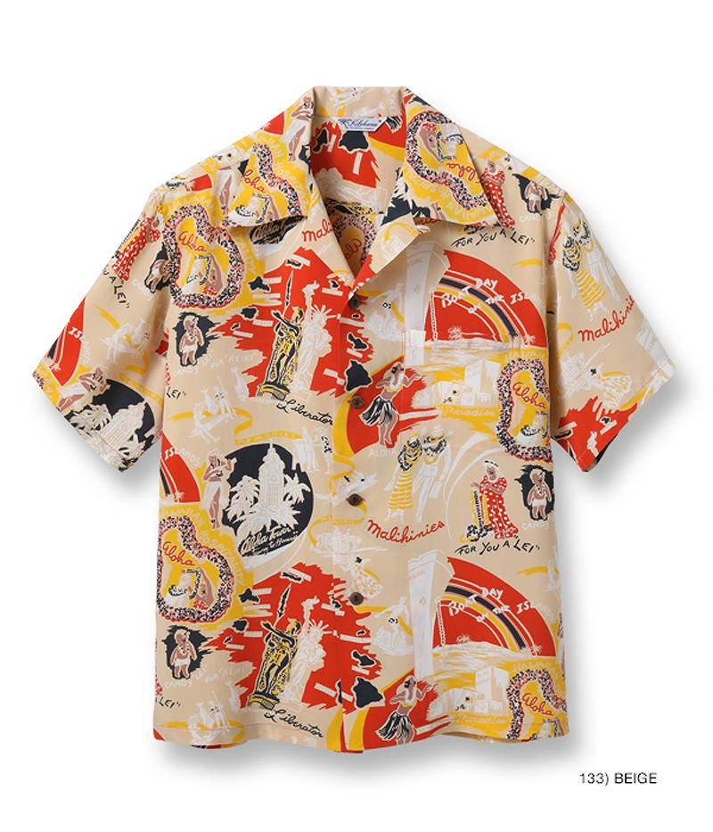 SS39061 / SUN SURF SPECIAL EDITION HAWAIIAN SHIRT “HAWAIIAN HOSPITALITY”