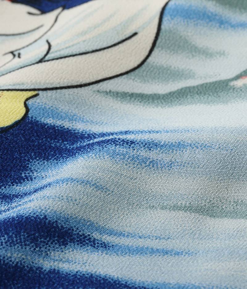 SS39066 / SUN SURF SPECIAL EDITION HAWAIIAN SHIRT “USHIWAKAMARU FIGHTING BENKEI”