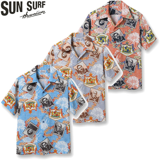 SS39101 / SUN SURF SPECIAL EDITION HAWAIIAN SHIRT “KING'S FAMILY”