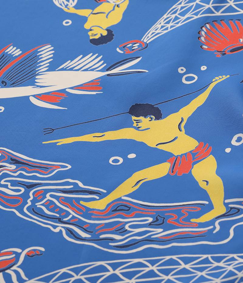 SS39134 / SUN SURF KEONI OF HAWAII “WAIKIKI REEF” by JOHN MEIGS