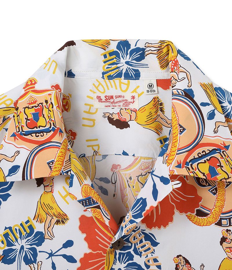 SS39213 SUNSURF RAYON HAWAIIAN SHIRT “LOVELY HULA HANDS”