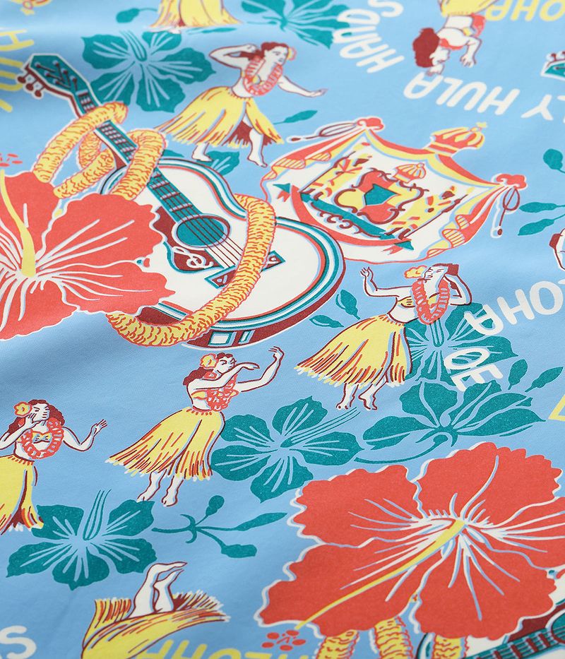 SS39213 SUNSURF RAYON HAWAIIAN SHIRT “LOVELY HULA HANDS”