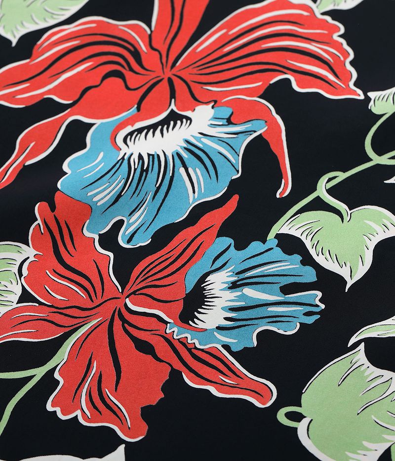 SS39217 / SUNSURF RAYON HAWAIIAN SHIRT “CATTLEYA ORCHID”