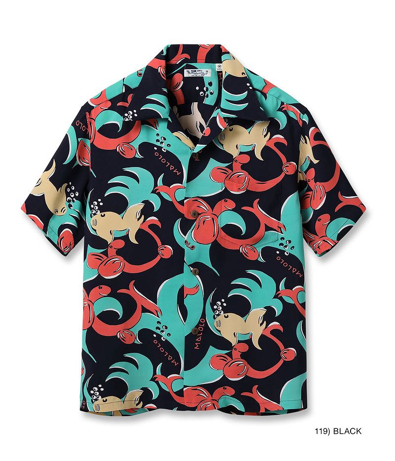 SS39228 / SUNSURF RAYON HAWAIIAN SHIRT “MALOLO HAWAII”