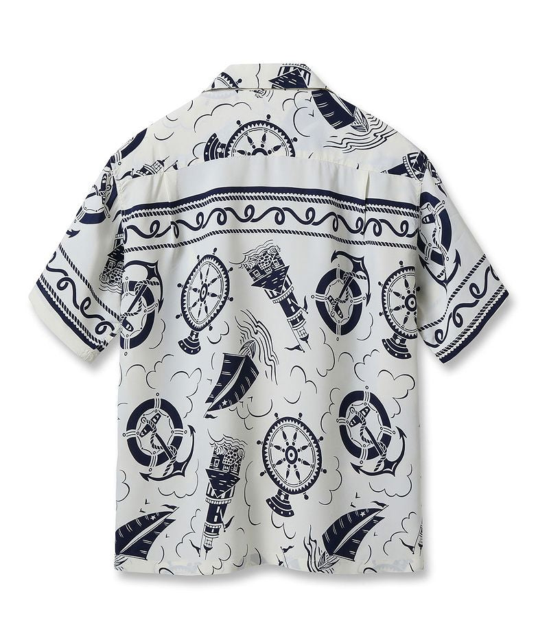SS39230 / SUNSURF RAYON HAWAIIAN SHIRT “ALL ABOARD”