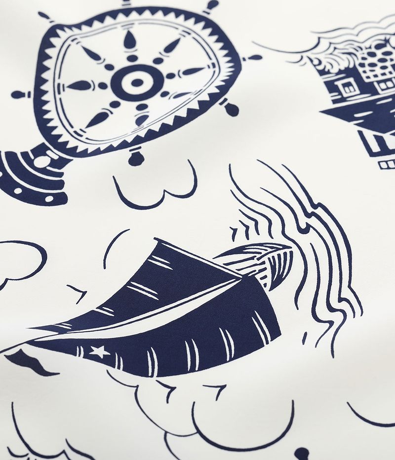 SS39230 / SUNSURF RAYON HAWAIIAN SHIRT “ALL ABOARD”