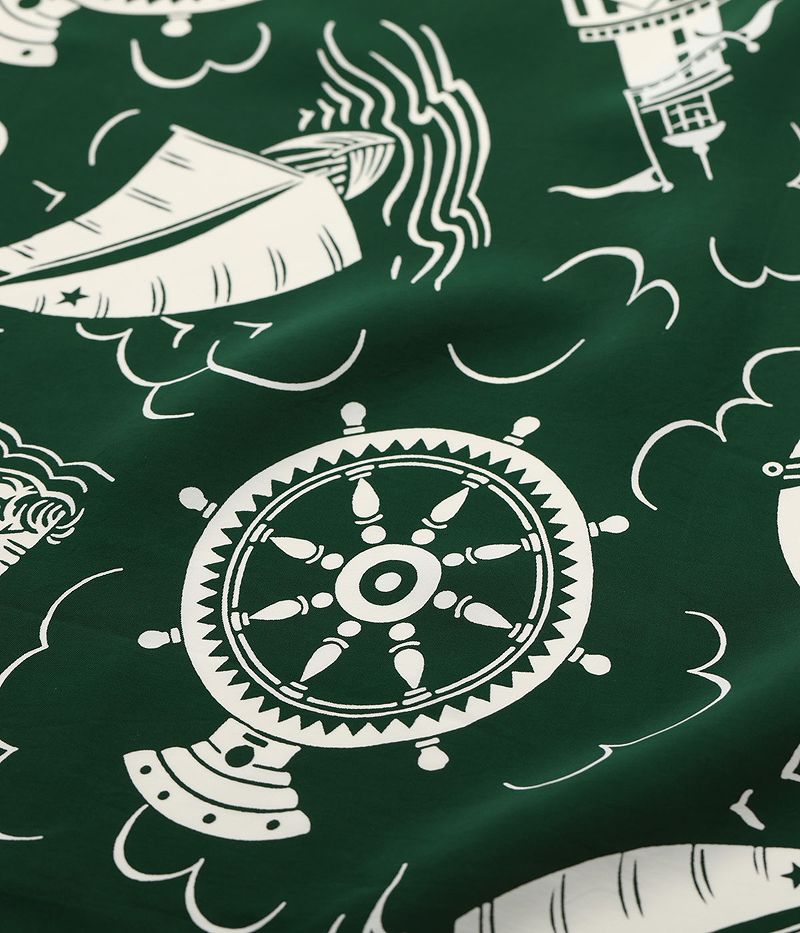 SS39230 / SUNSURF RAYON HAWAIIAN SHIRT “ALL ABOARD”