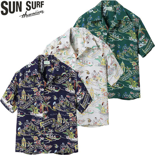 SS39272 SUN SURF SPECIAL EDITION HAWAIIAN SHIRT “HAWAIIAN WONDERLAND”