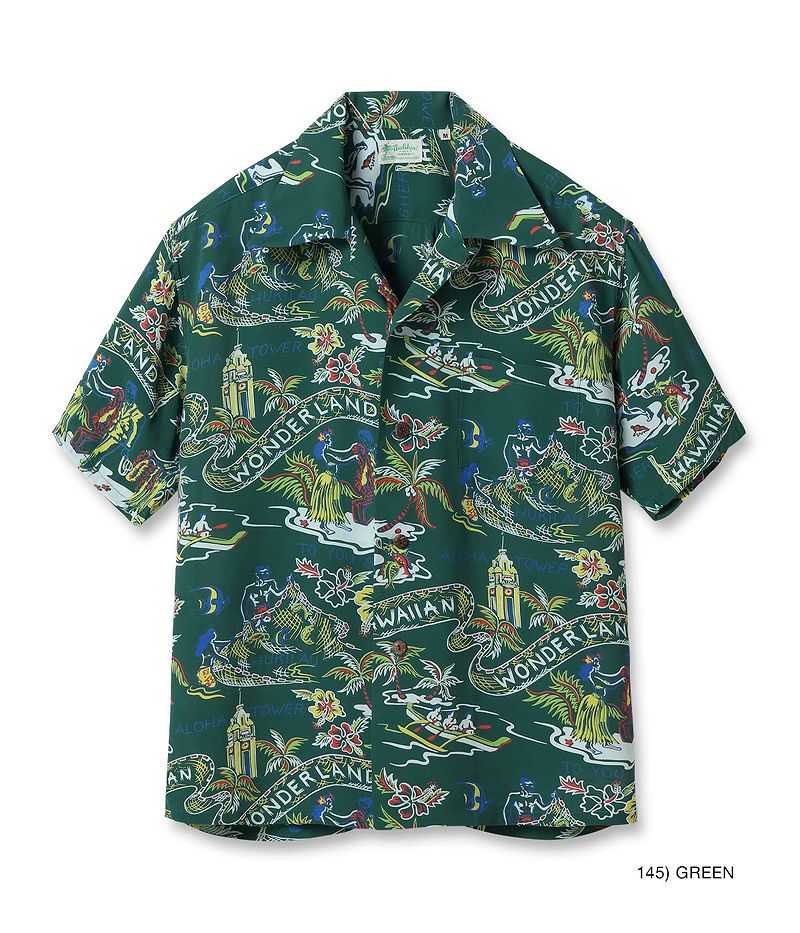 SS39272 SUN SURF SPECIAL EDITION HAWAIIAN SHIRT “HAWAIIAN WONDERLAND”