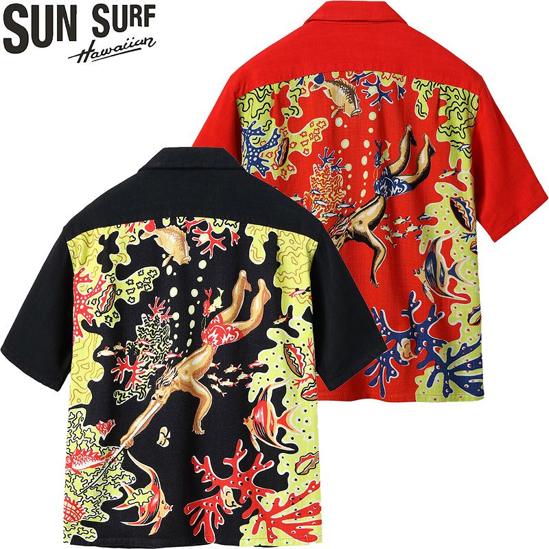 SS39275 / SUN SURF SPECIAL EDITION HAWAIIAN SHIRT “DIVER”