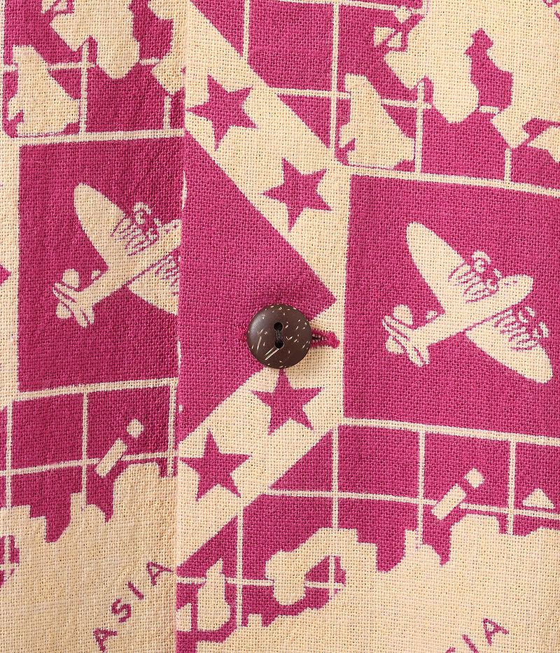 SS39281 / SUNSURF COTTON CANVAS OPEN SHIRT “PEARL HARBOR HAWAII”
