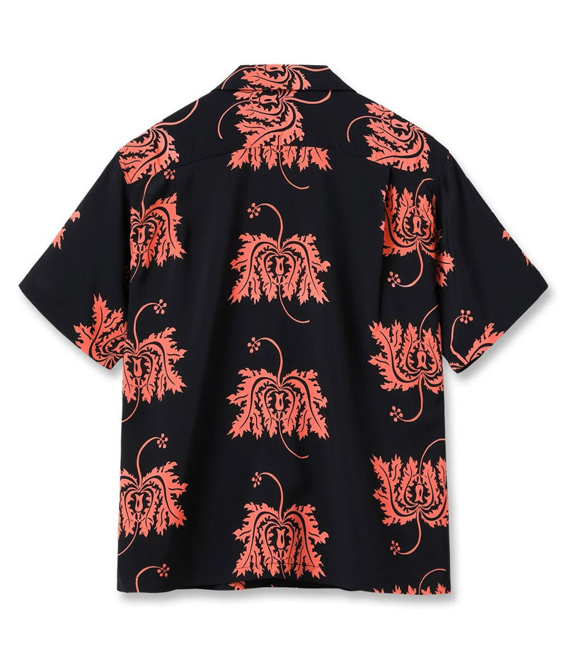 SS39412 / SUNSURF RAYON HAWAIIAN SHIRT “CORAL HIBISCUS”