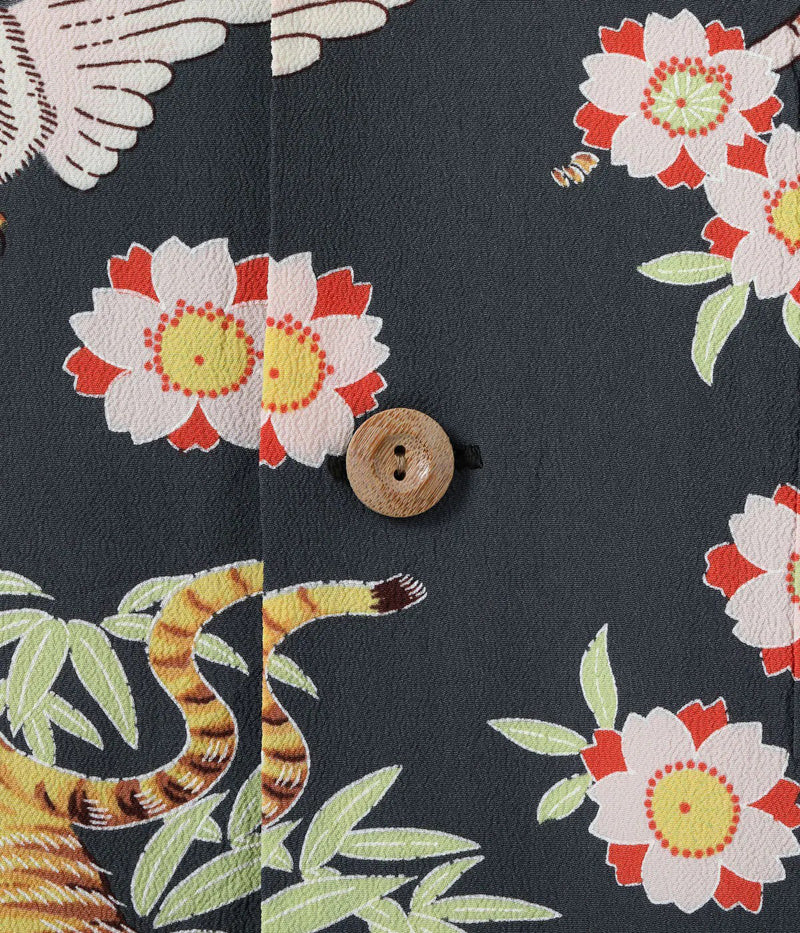 SS39414 / SUNSURF RAYON HAWAIIAN SHIRT “THE TRIANGULAR FIGHT”