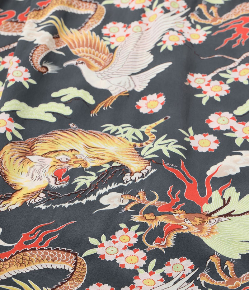 SS39414 / SUNSURF RAYON HAWAIIAN SHIRT “THE TRIANGULAR FIGHT”