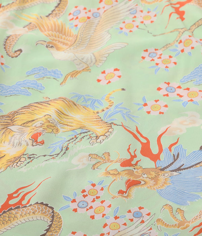 SS39414 / SUNSURF RAYON HAWAIIAN SHIRT “THE TRIANGULAR FIGHT”