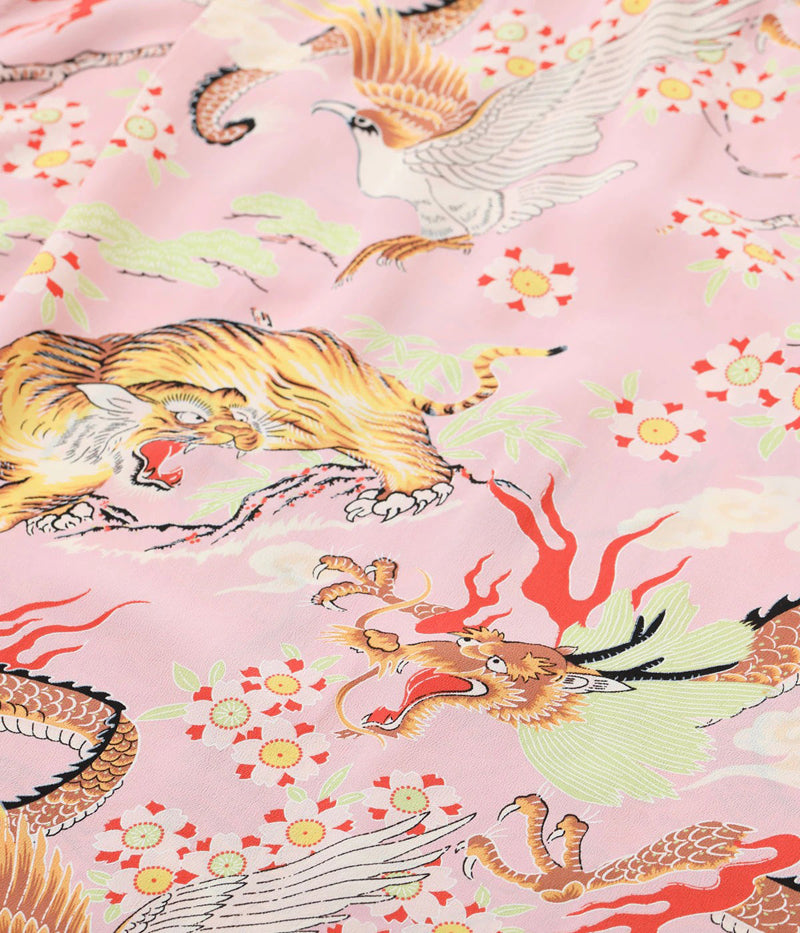 SS39414 / SUNSURF RAYON HAWAIIAN SHIRT “THE TRIANGULAR FIGHT”