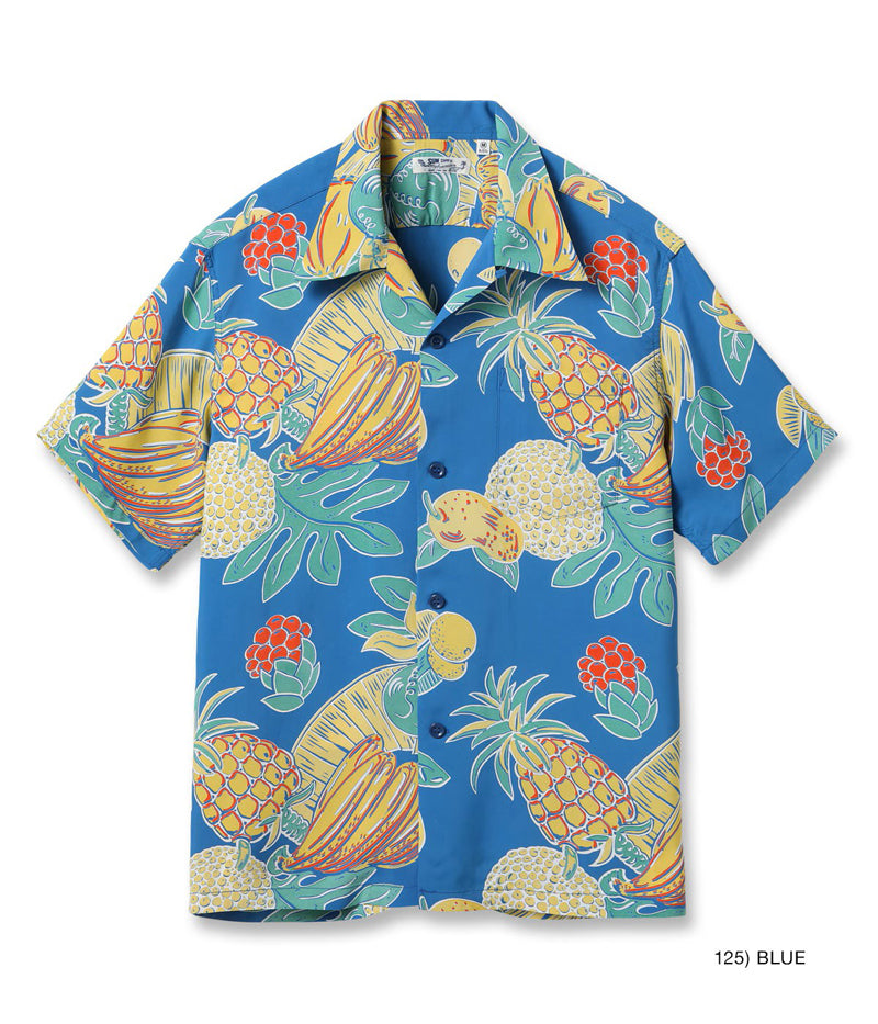 SS39415 / SUNSURF RAYON HAWAIIAN SHIRT “TROPICAL FRUITS”