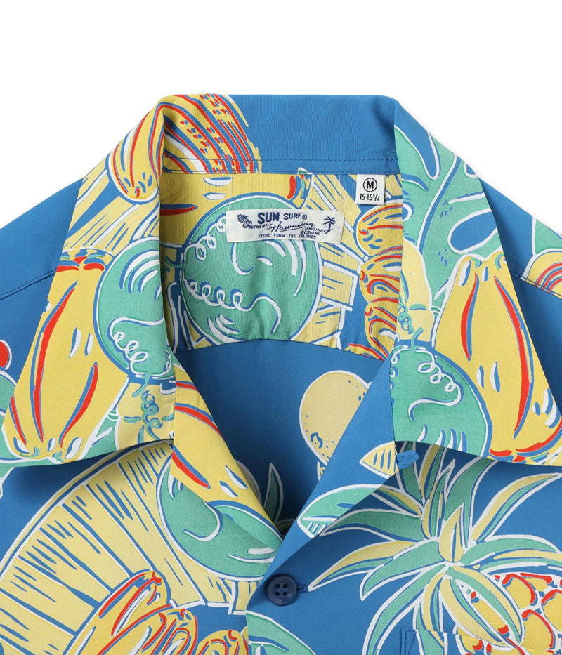 SS39415 / SUNSURF RAYON HAWAIIAN SHIRT “TROPICAL FRUITS”