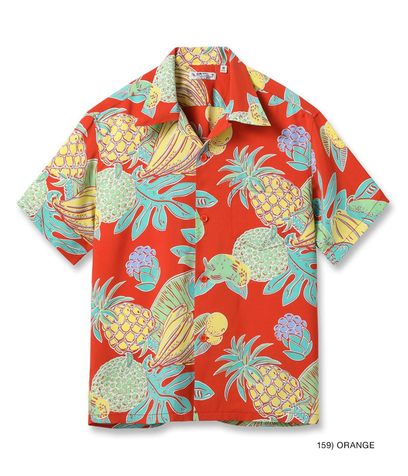 SS39415 / SUNSURF RAYON HAWAIIAN SHIRT “TROPICAL FRUITS”