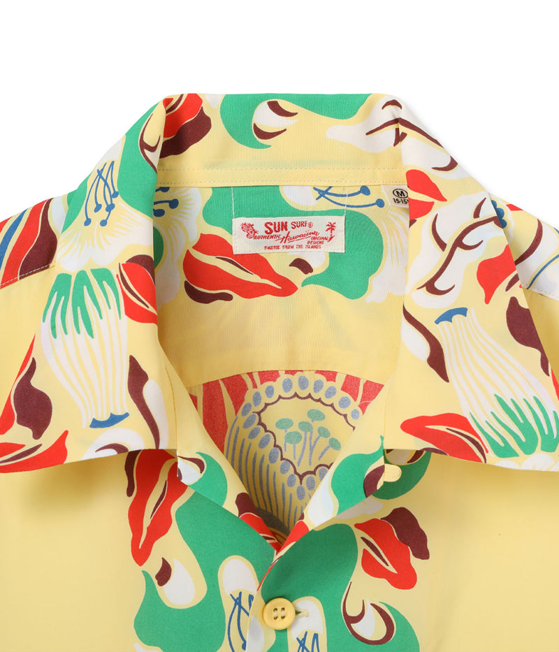 SS39416 / SUNSURF RAYON HAWAIIAN SHIRT “PARADISE FLOWER”
