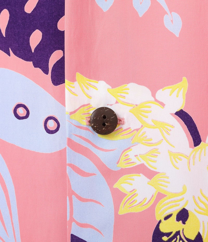 SS39423 / SUNSURF RAYON HAWAIIAN SHIRT “SHELL GINGER”