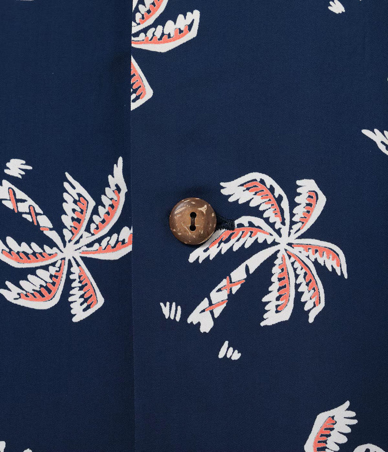 SS39427 / SUNSURF RAYON HAWAIIAN SHIRT “SCATTERED PALMTREE”