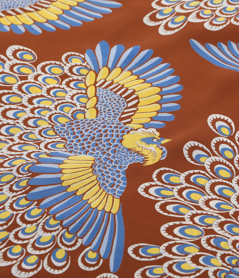SS39428 / SUNSURF RAYON HAWAIIAN SHIRT “PEACOCK”