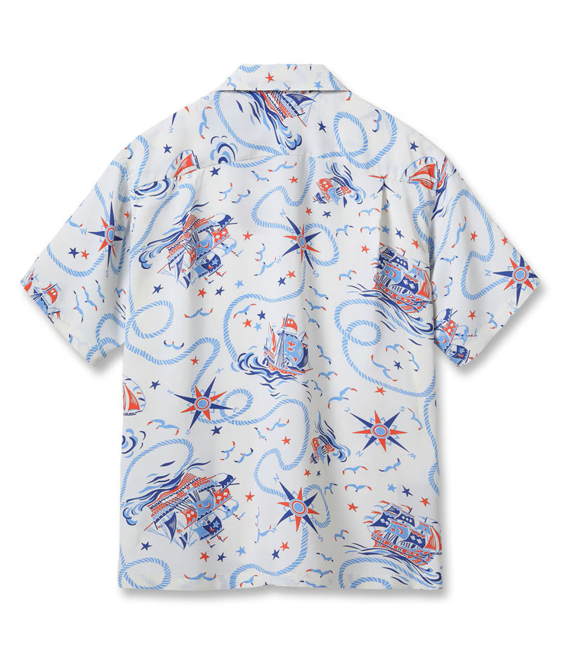 SS39429 / SUNSURF RAYON HAWAIIAN SHIRT “AGE OF DISCOVERY”