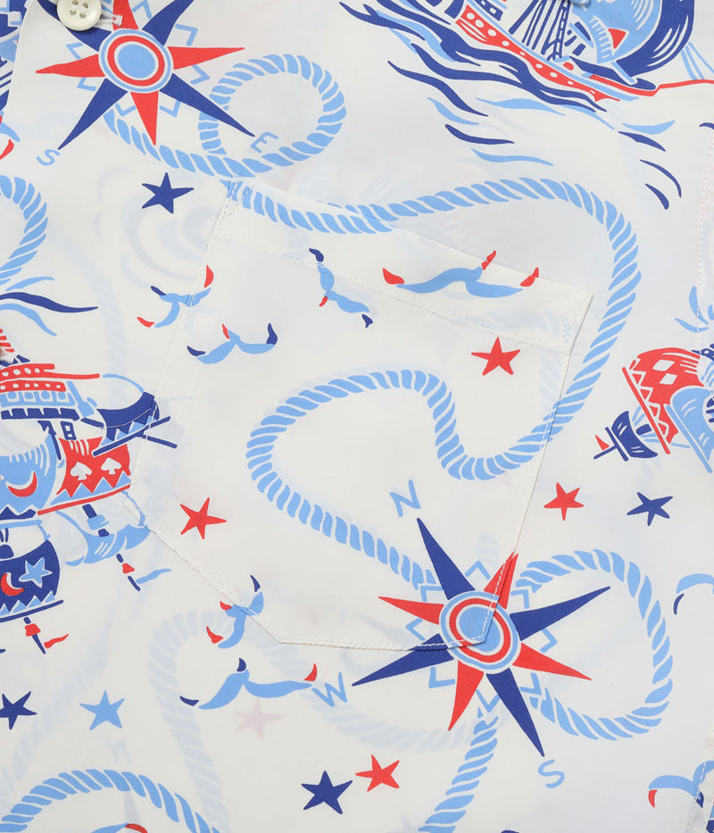 SS39429 / SUNSURF RAYON HAWAIIAN SHIRT “AGE OF DISCOVERY”