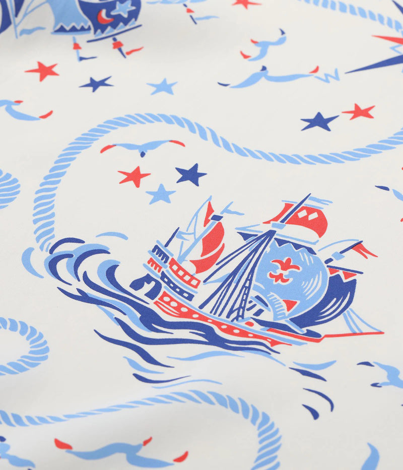 SS39429 / SUNSURF RAYON HAWAIIAN SHIRT “AGE OF DISCOVERY”