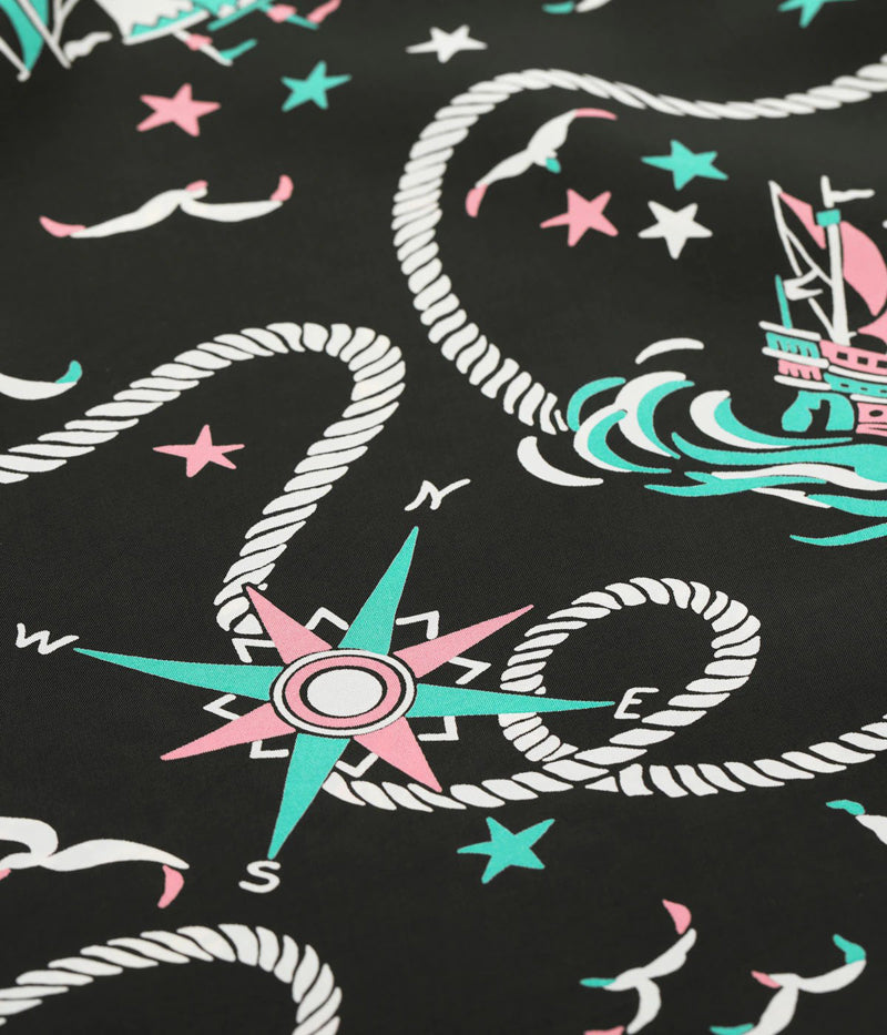 SS39429 / SUNSURF RAYON HAWAIIAN SHIRT “AGE OF DISCOVERY”