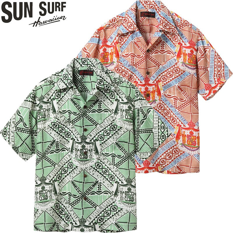 SS39479 / SUN SURF SPECIAL EDITION HAWAIIAN SHIRT “HAWAIIAN MONARCH”