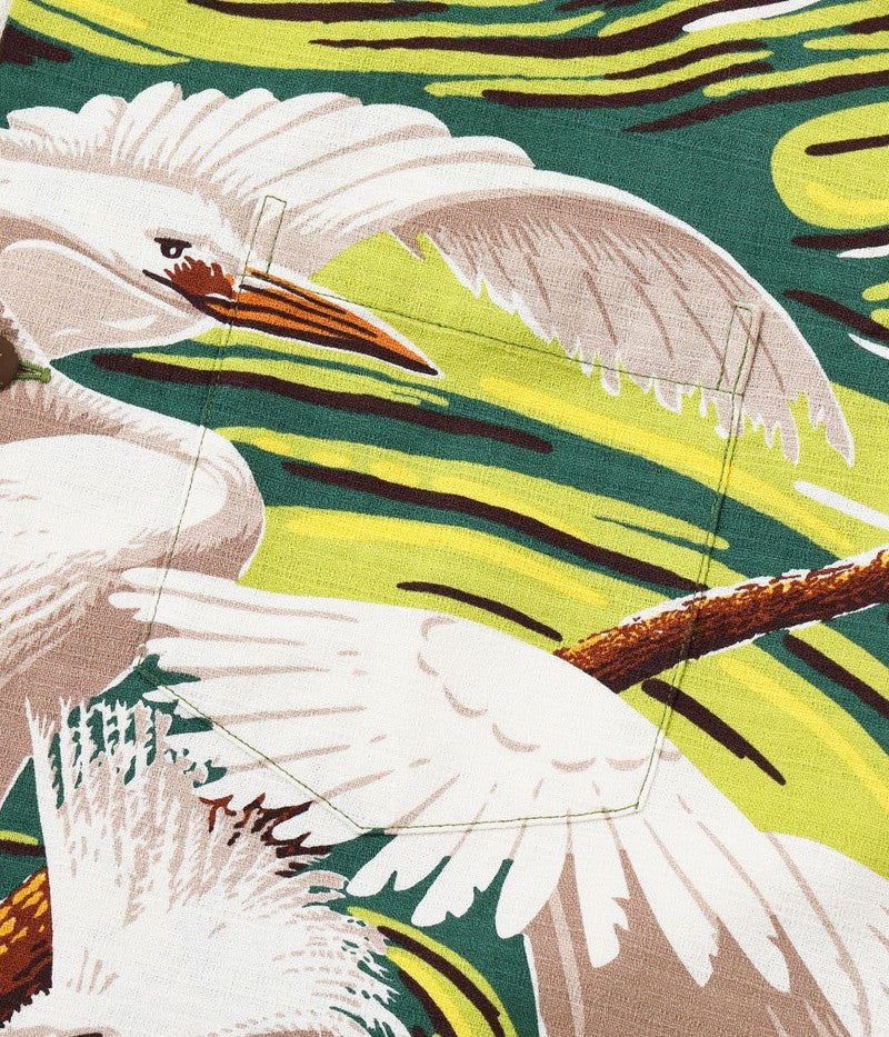 SS39480 / SUN SURF SPECIAL EDITION HAWAIIAN SHIRT “PAIR OF HERON”