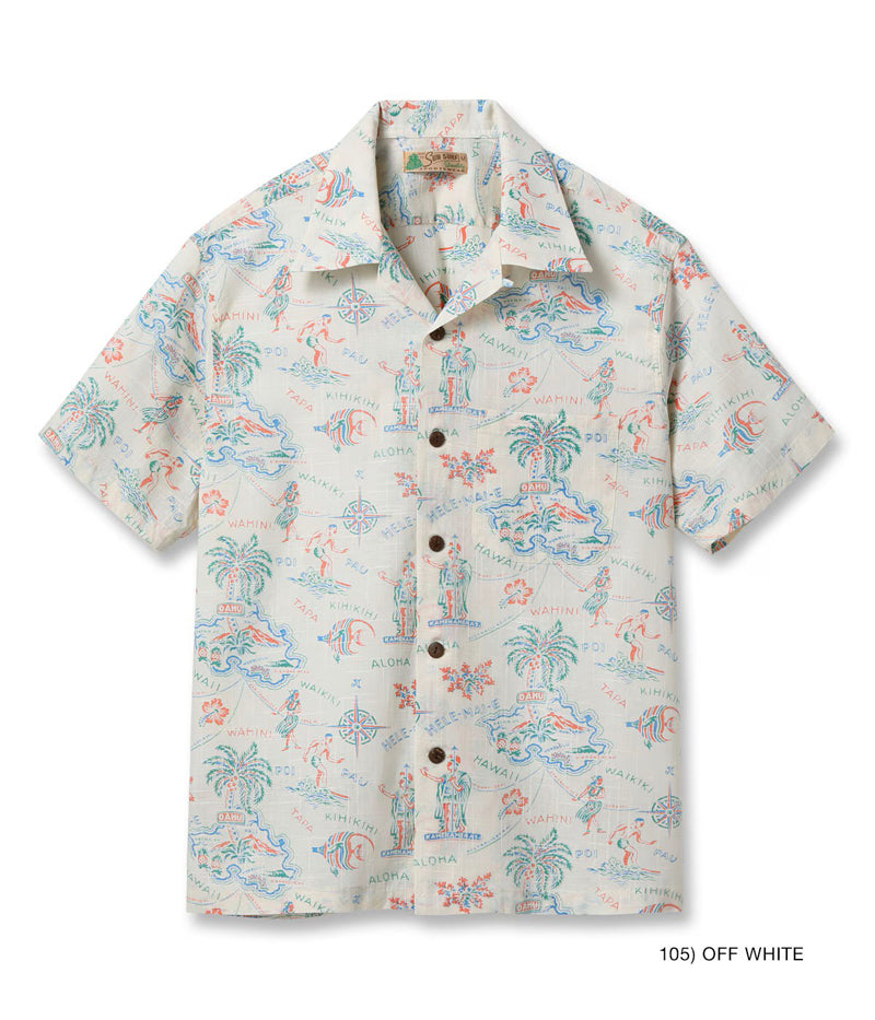 SS39501 / SUNSURF COTTON × LINEN SLUBYARN OPEN SHIRT “HELE-MAI-E”