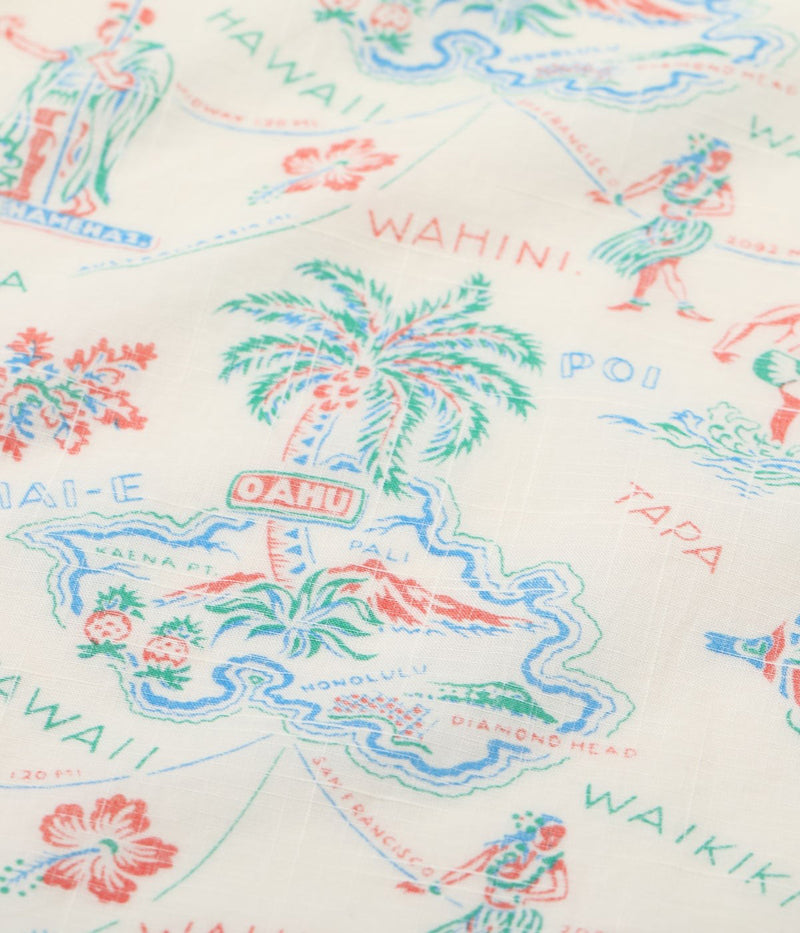 SS39501 / SUNSURF COTTON × LINEN SLUBYARN OPEN SHIRT “HELE-MAI-E”