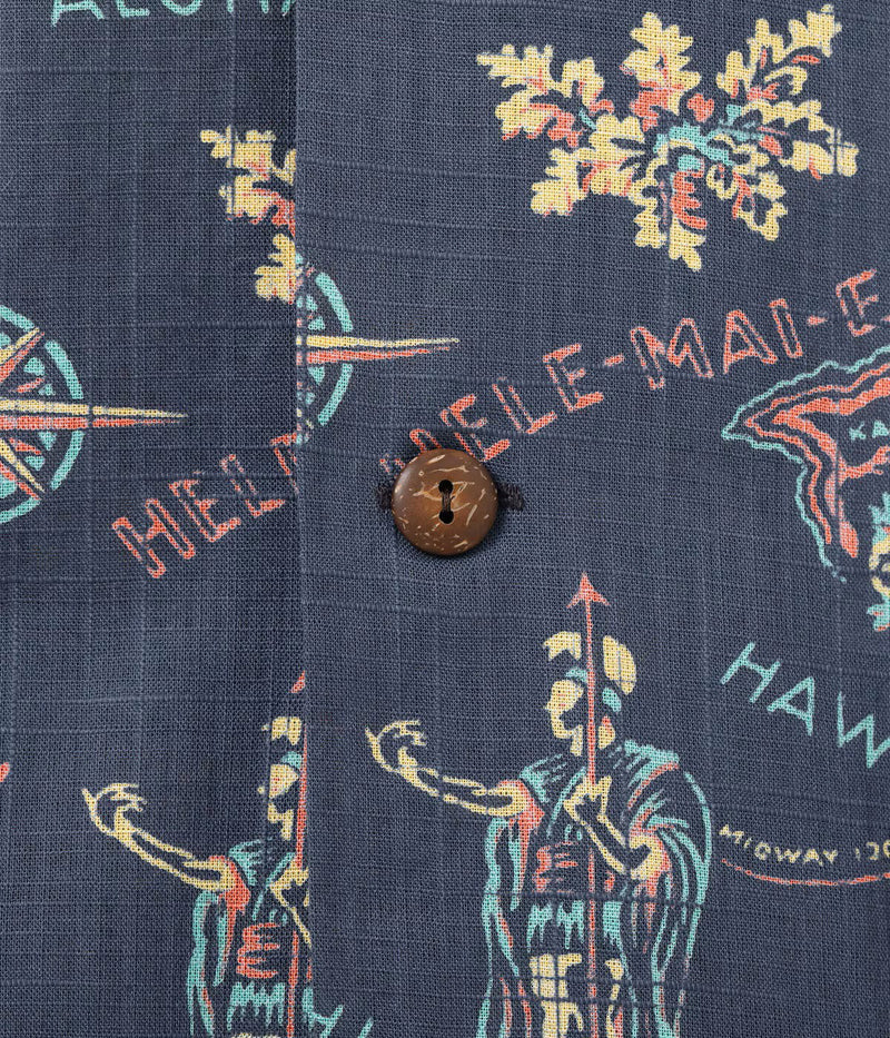 SS39501 / SUNSURF COTTON × LINEN SLUBYARN OPEN SHIRT “HELE-MAI-E”
