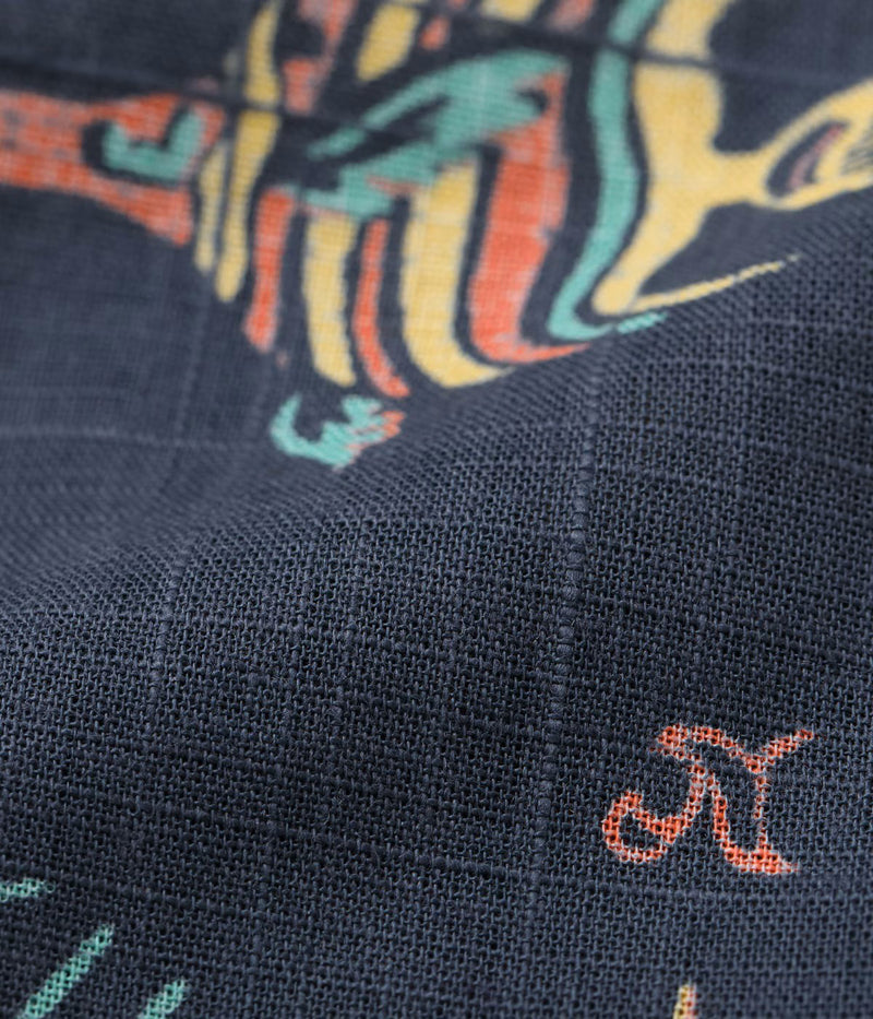 SS39501 / SUNSURF COTTON × LINEN SLUBYARN OPEN SHIRT “HELE-MAI-E”