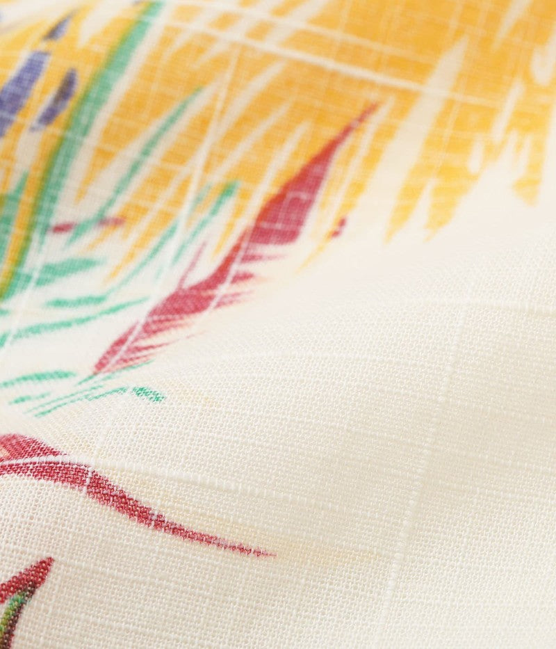 SS39503 / SUNSURF COTTON × LINEN SLUBYARN OPEN SHIRT “COCO PALMS”