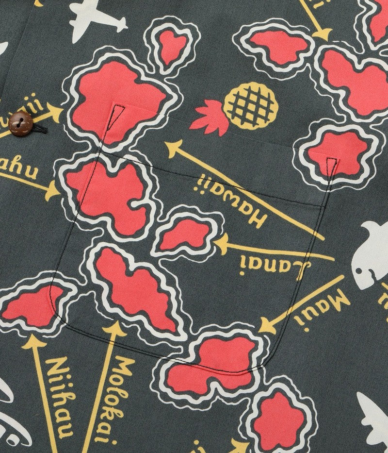 SS39505 / SUNSURF COTTON BROAD OPEN SHIRT “ROUND TRIP”