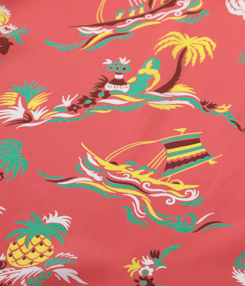 SS39620 / SUNSURF RAYON HAWAIIAN SHIRT “ISLAND TRIP”