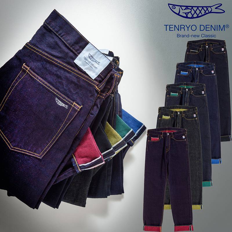TDP001 / TENRYO DENIM Color Revolution Jeans Regular Straight