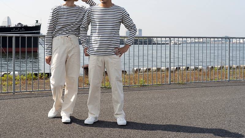 TDP2303 / TENRYO DENIM WIDE EASY PANTS