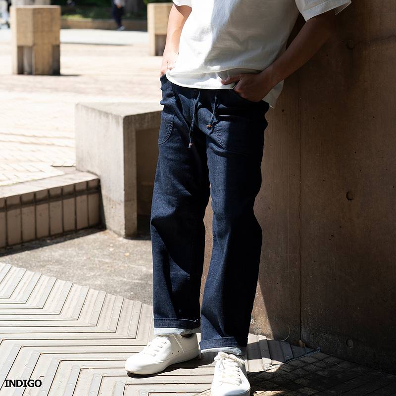 TDP2303 / TENRYO DENIM WIDE EASY PANTS