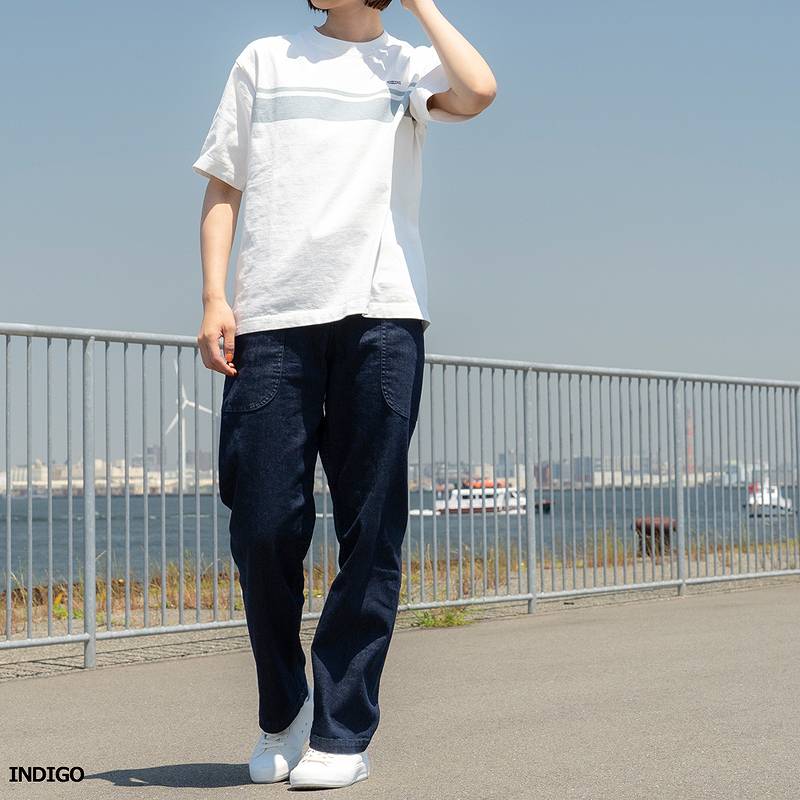TDP2303 / TENRYO DENIM WIDE EASY PANTS