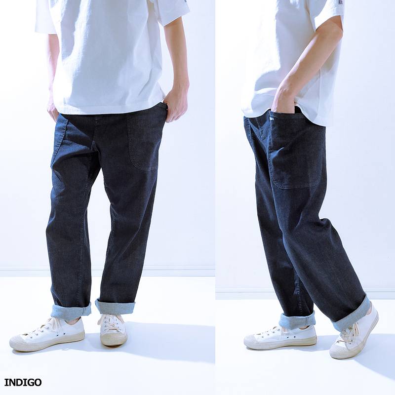 TDP2303 / TENRYO DENIM WIDE EASY PANTS