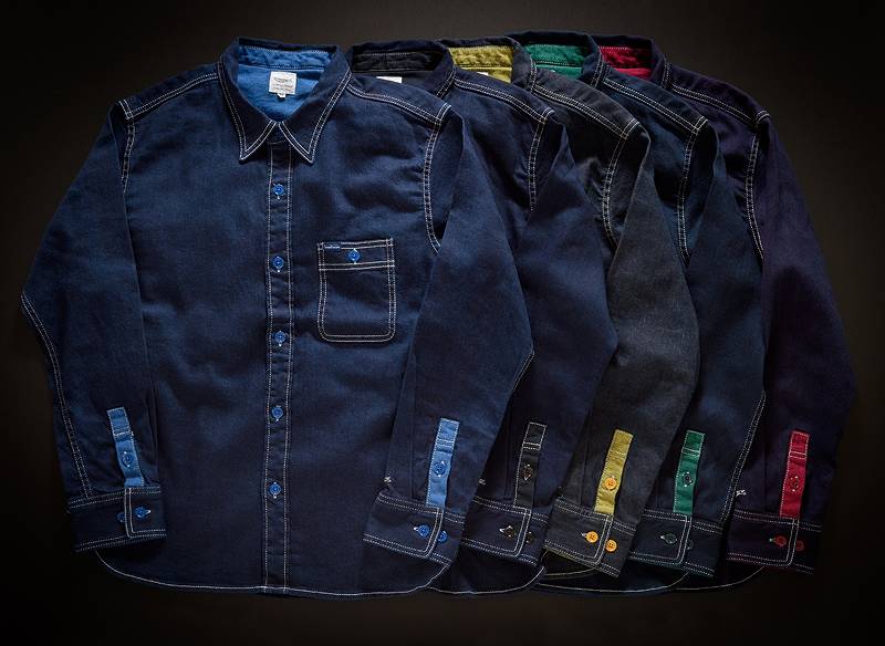 TDS2301 / TENRYO DENIM Color Revolution Stretch Denim Shirt